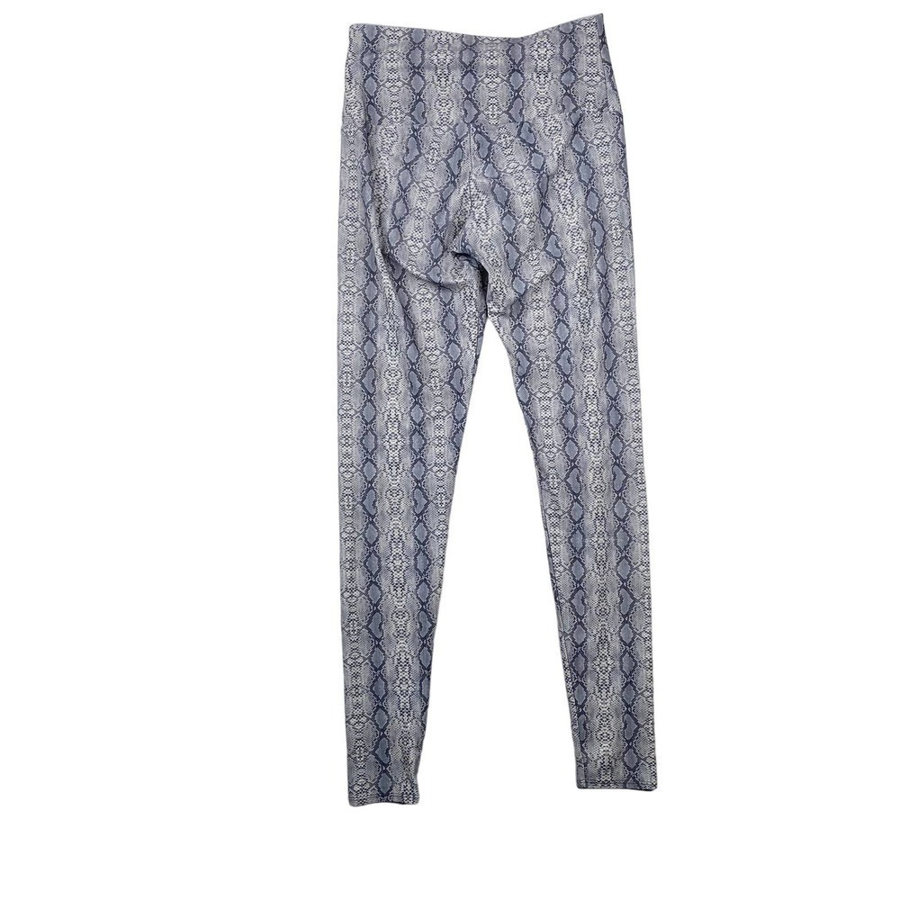 Onzie Vamp Grey White Snake Print Leggings Yoga Activewear Workouts Small/Medium